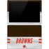 NFL Cleveland Browns White Striped Google Pixel Slate Skin